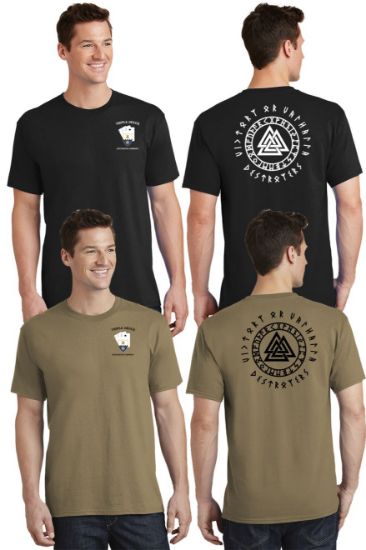Picture of Triple Deuce Victory or Valhalla Cotton T-Shirt