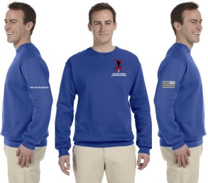 Picture of HHC BDE PT Crew Neck Sweatshirt Royal Blue
