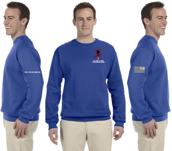 Picture of HHC BDE PT Crew Neck Sweatshirt Royal Blue