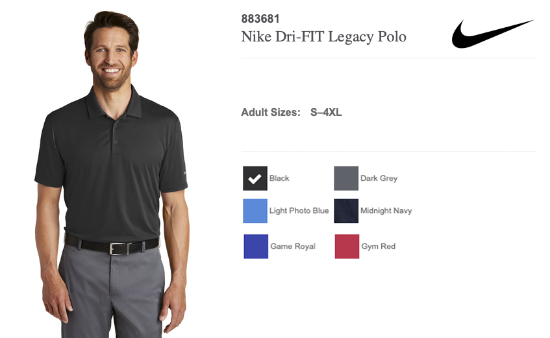 Picture of Syracuse Airport Embroidered Nike Dri-FIT Legacy Polo
