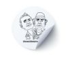 Picture of Uncle Louie Heads 3x3 Inch Sticker 3 for $10