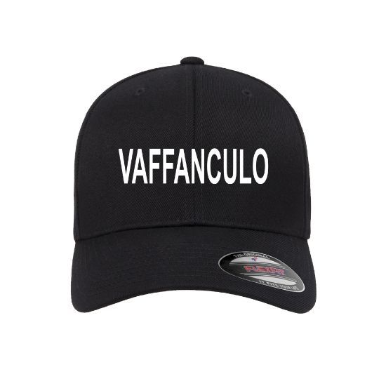 Picture of VAFFANCULO Embroidered Flexfit Fitted Ball Cap